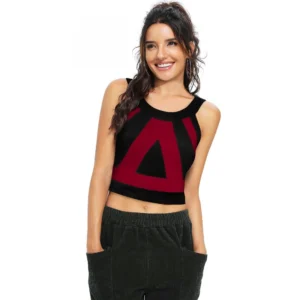 Generic Women's 95% Polyester 5% Spandex Western Wear Tops (Maroon)