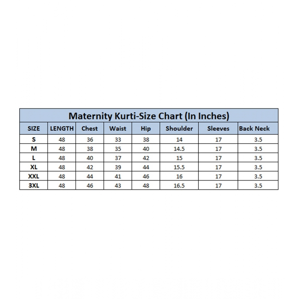 Generic Women's Casual 3/4 Sleeve Printed Viscose Maternity Feeding Kurti (Brown) - Image 5