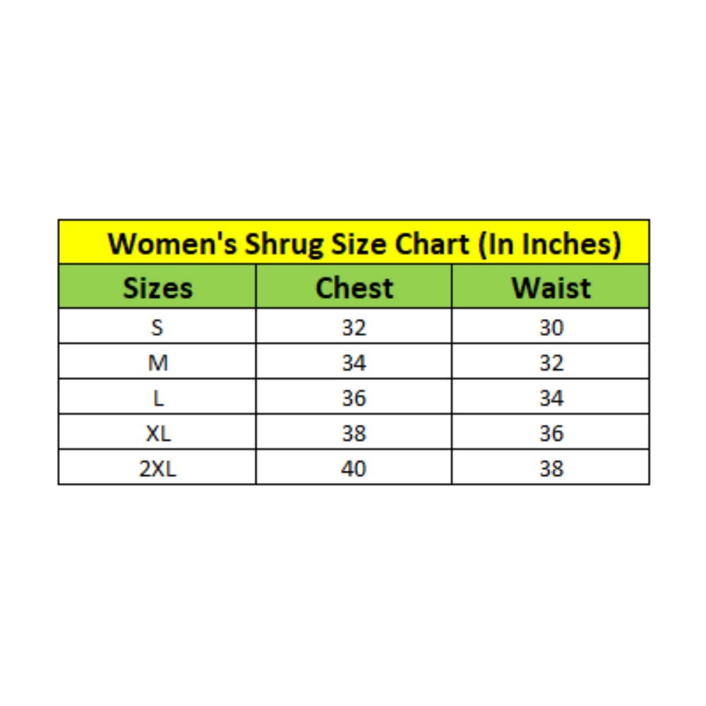 Generic Women's Denim Smocking 3-4th Sleeves Shrug (Blue) - Image 5
