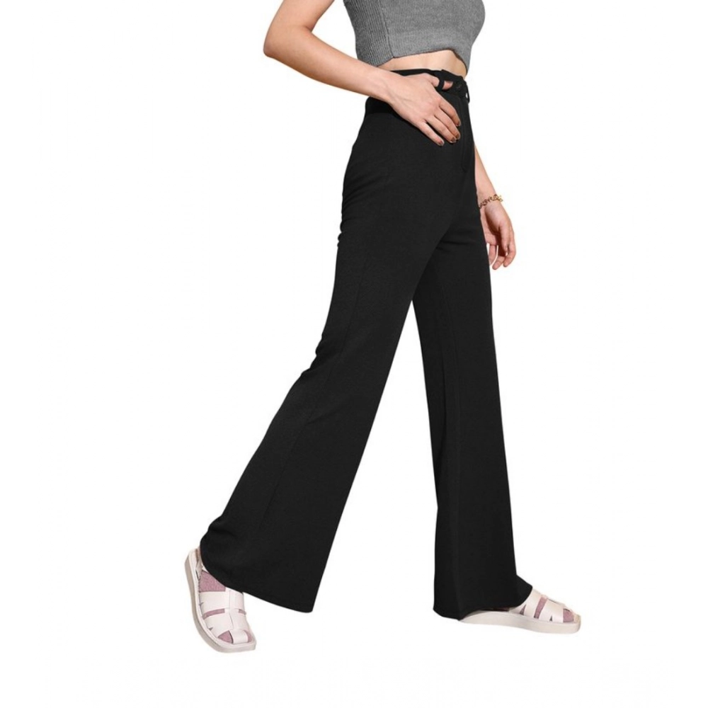 Generic Women's Polyester Cow Pattern Pant (Black) - Image 4