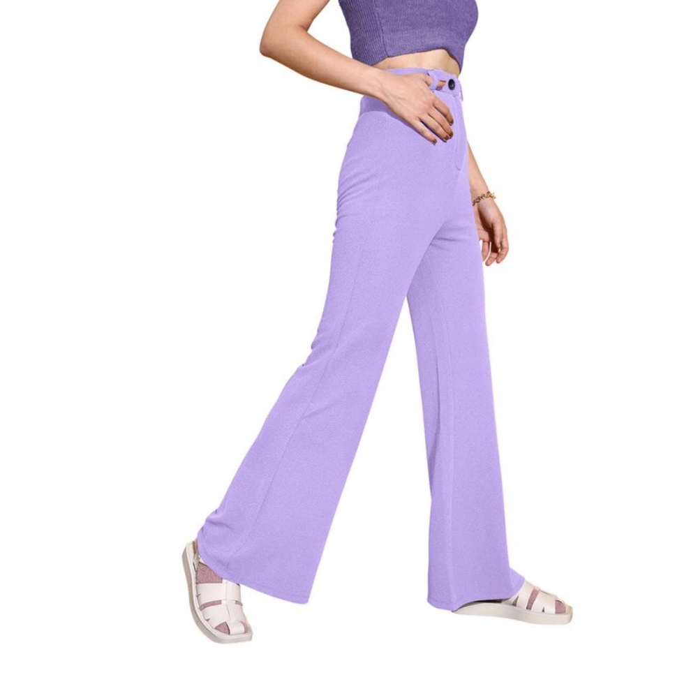 Generic Women's Polyester Cow Pattern Pant (Pruple) - Image 4