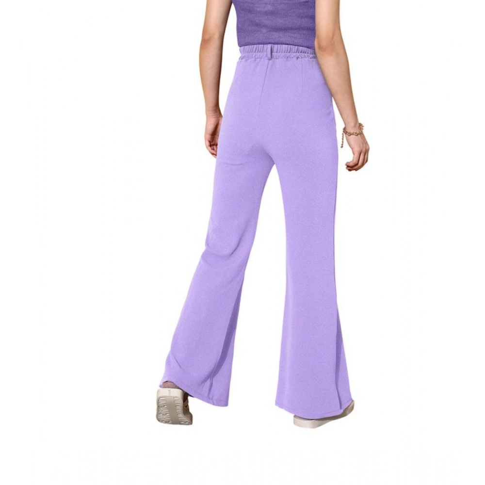 Generic Women's Polyester Cow Pattern Pant (Pruple) - Image 2