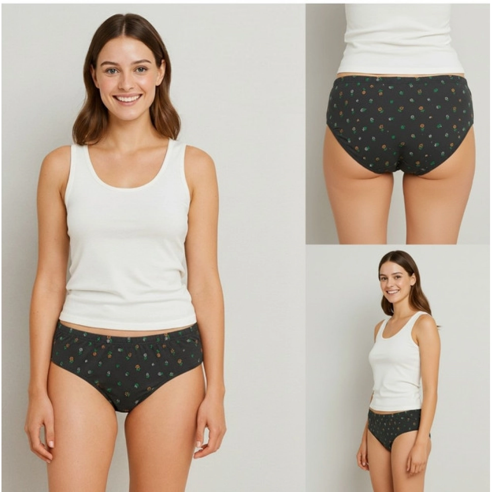 Generic Pack of_3 Women's Cotton Printed Hipster Panty (Multicolor) - Image 4