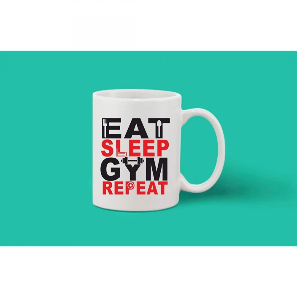 Generic Printed Ceramic Coffee Mug - 1 Pieces, White, 11oz - Image 2