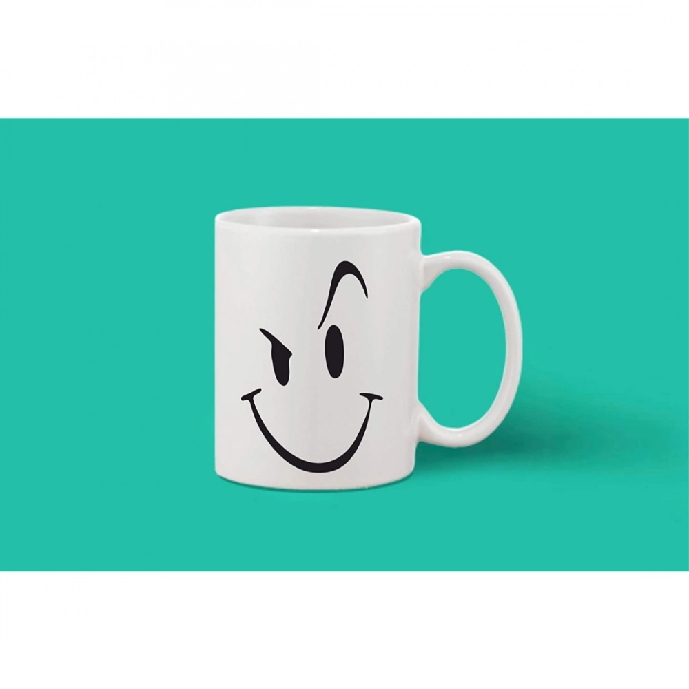 Generic Printed Ceramic Coffee Mug - 1 Pieces, White, 11oz - Image 2