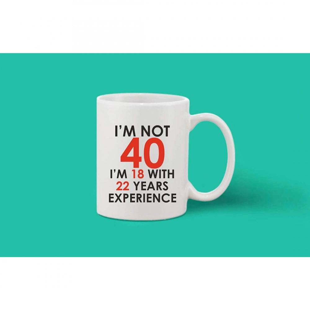 Generic Printed Ceramic Coffee Mug - 1 Pieces, White, 11oz - Image 2