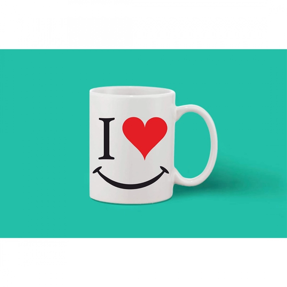 Generic Printed Ceramic Coffee Mug - 1 Pieces, White, 11oz - Image 2