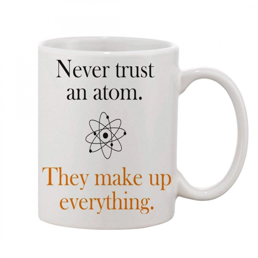 Generic Printed Ceramic Coffee Mug - 1 Pieces, White, 11oz - Image 2
