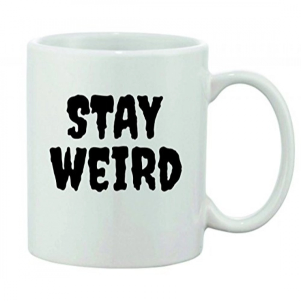 Generic Printed Ceramic Coffee Mug - 1 Pieces, White, 11oz - Image 2