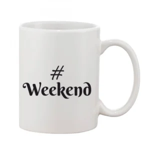 Generic Printed Ceramic Coffee Mug - 1 Pieces, White, 11oz