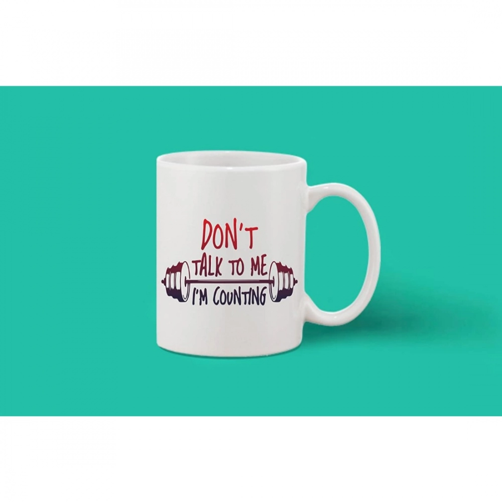Generic Printed Ceramic Coffee Mug - 1 Pieces, White, 11oz - Image 2