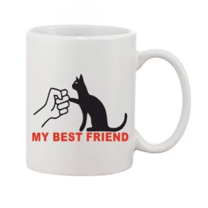Generic Printed Ceramic Coffee Mug - 1 Pieces, White, 11oz