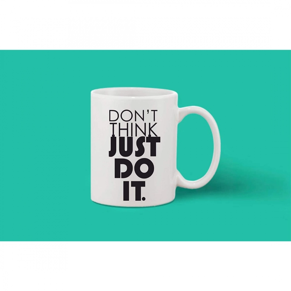 Generic Printed Ceramic Coffee Mug - 1 Pieces, White, 11oz - Image 2