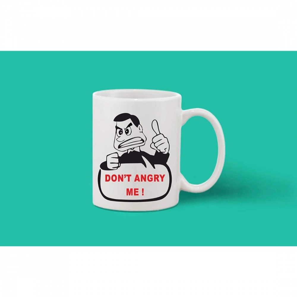 Generic Printed Ceramic Coffee Mug - 1 Pieces, White, 11oz - Image 2