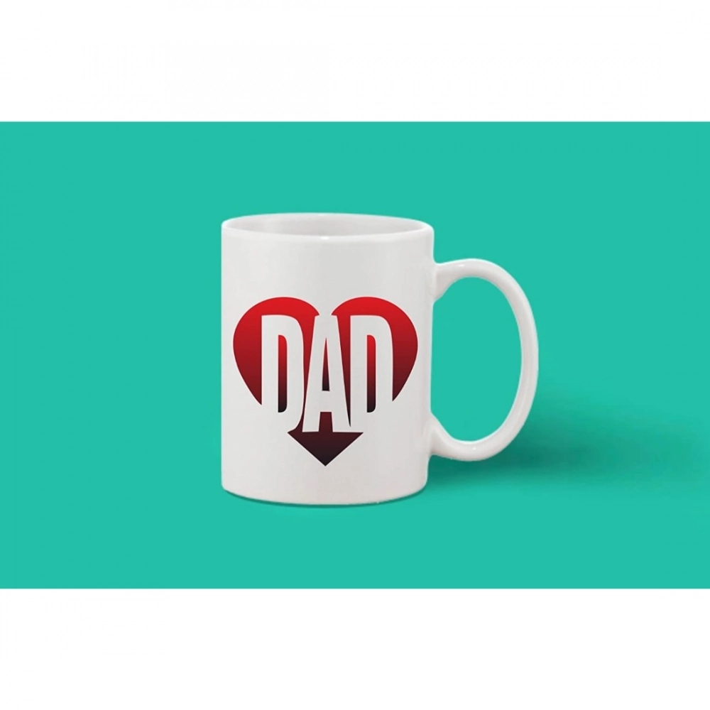 Generic Printed Ceramic Coffee Mug - 1 Pieces, White, 11oz - Image 2