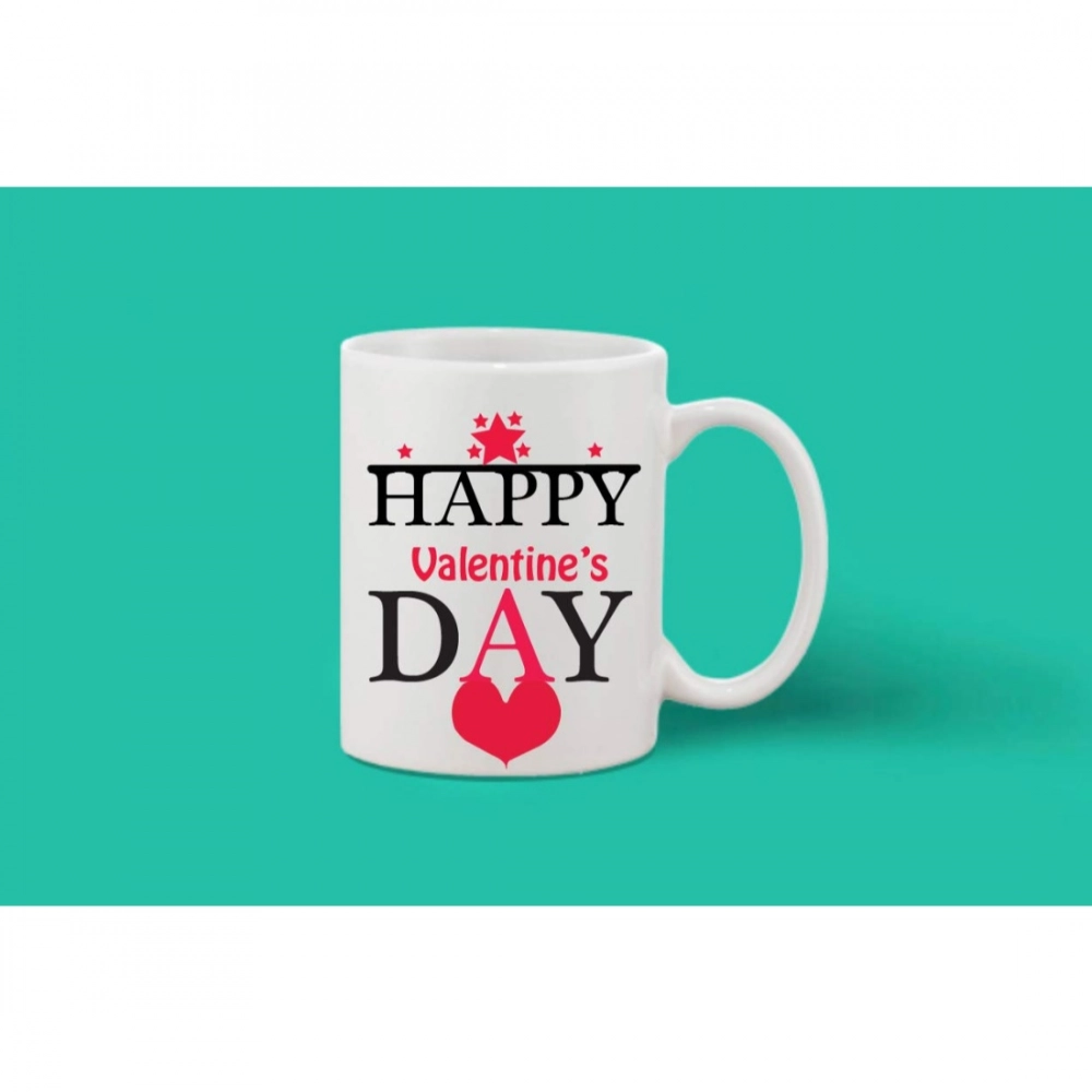 Generic Printed Ceramic Coffee Mug - 1 Pieces, White, 11oz - Image 2