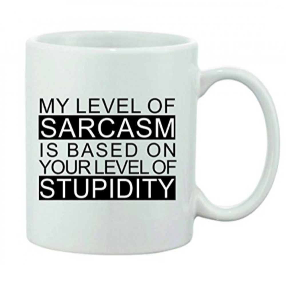 Generic Printed Ceramic Coffee Mug - 1 Pieces, White, 11oz - Image 2
