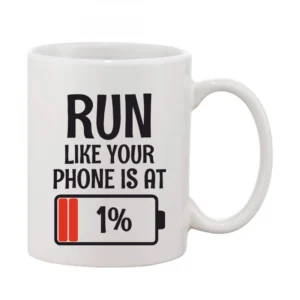 Generic Printed Ceramic Coffee Mug - 1 Pieces, White, 11oz