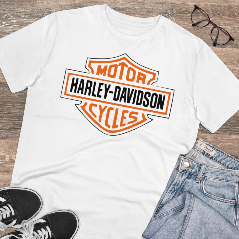 Generic Men's PC Cotton Bike Ride Design Printed T Shirt (Color: White, Thread Count: 180GSM) - Image 4
