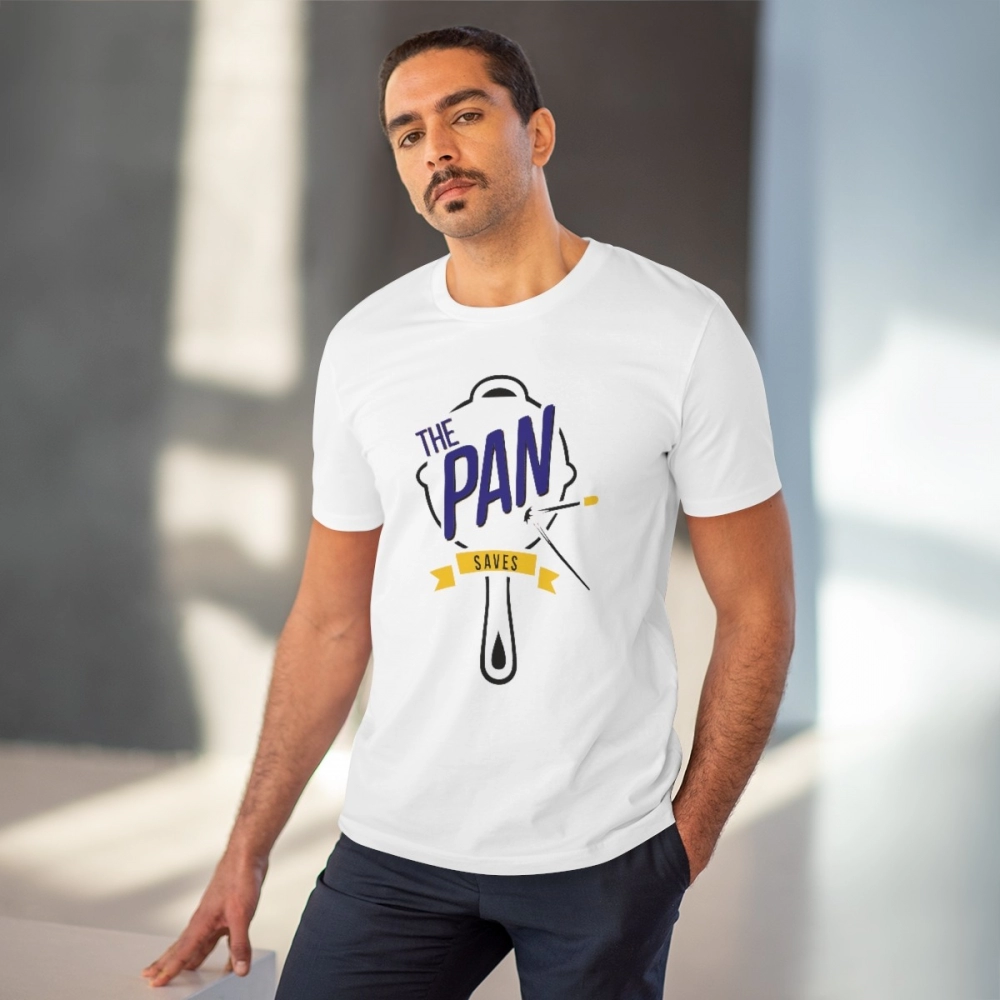 Generic Men's PC Cotton The Pan Pubg Printed T Shirt (Color: White, Thread Count: 180GSM) - Image 6
