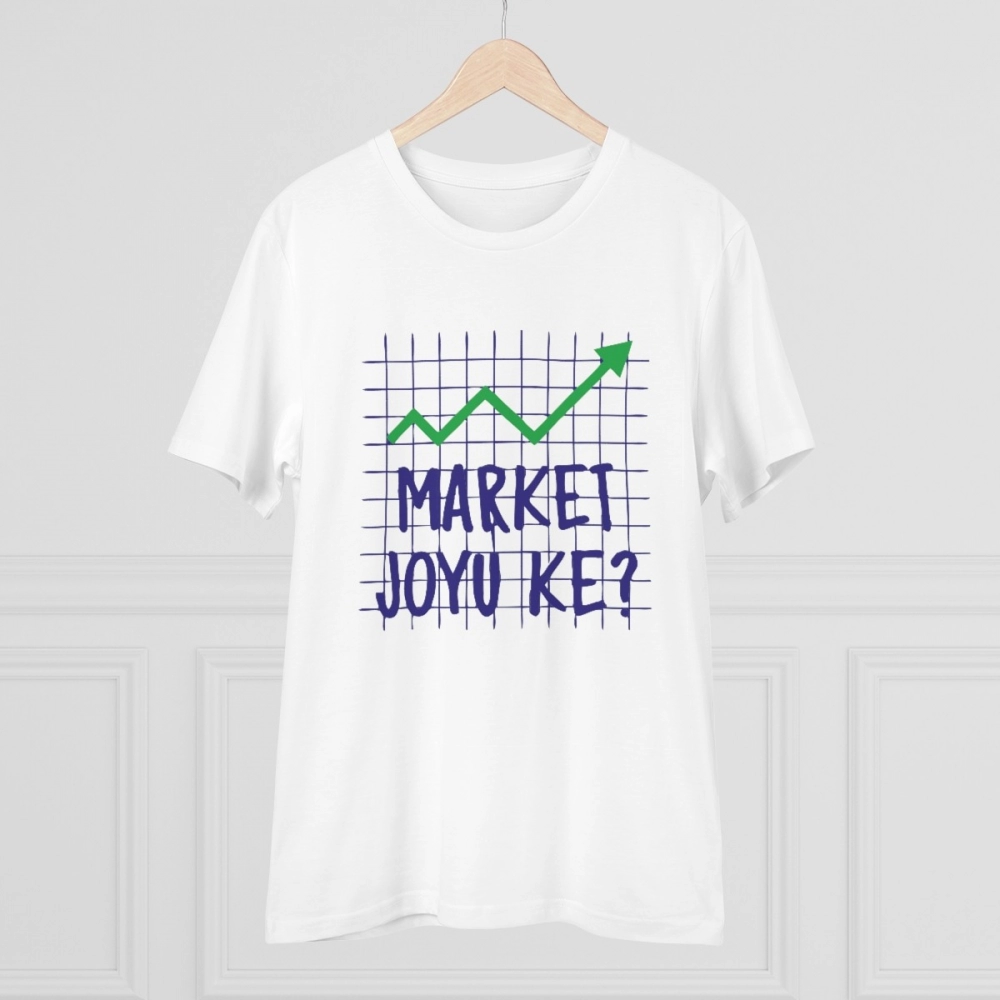 Generic Men's PC Cotton Market Joyu Che Printed T Shirt (Color: White, Thread Count: 180GSM) - Image 3
