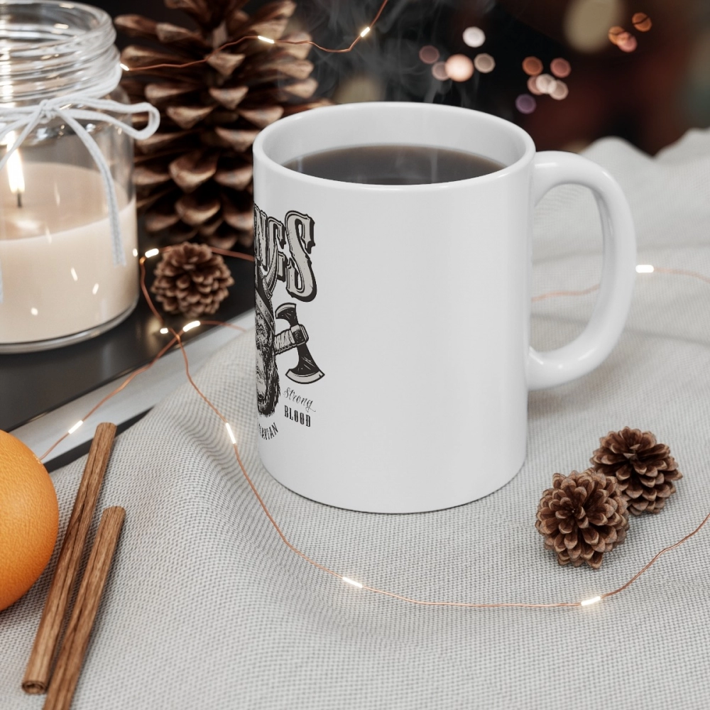 Generic Ceramic Gorila Desing Printed Coffee Mug (Color: White, Capacity:330ml) - Image 2