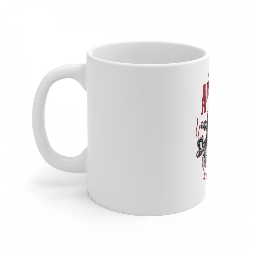 Generic Ceramic Gorila Desing Printed Coffee Mug (Color: White, Capacity:330ml) - Image 5
