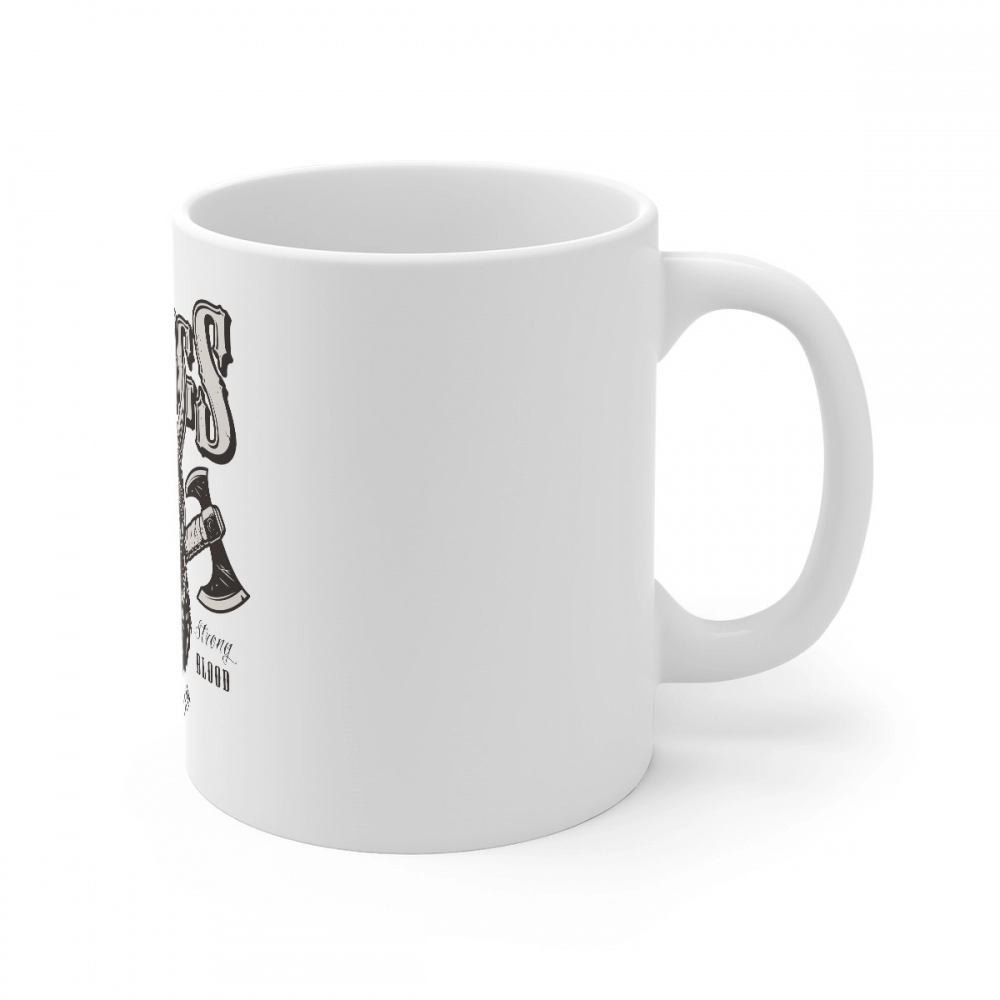 Generic Ceramic Gorila Desing Printed Coffee Mug (Color: White, Capacity:330ml) - Image 4