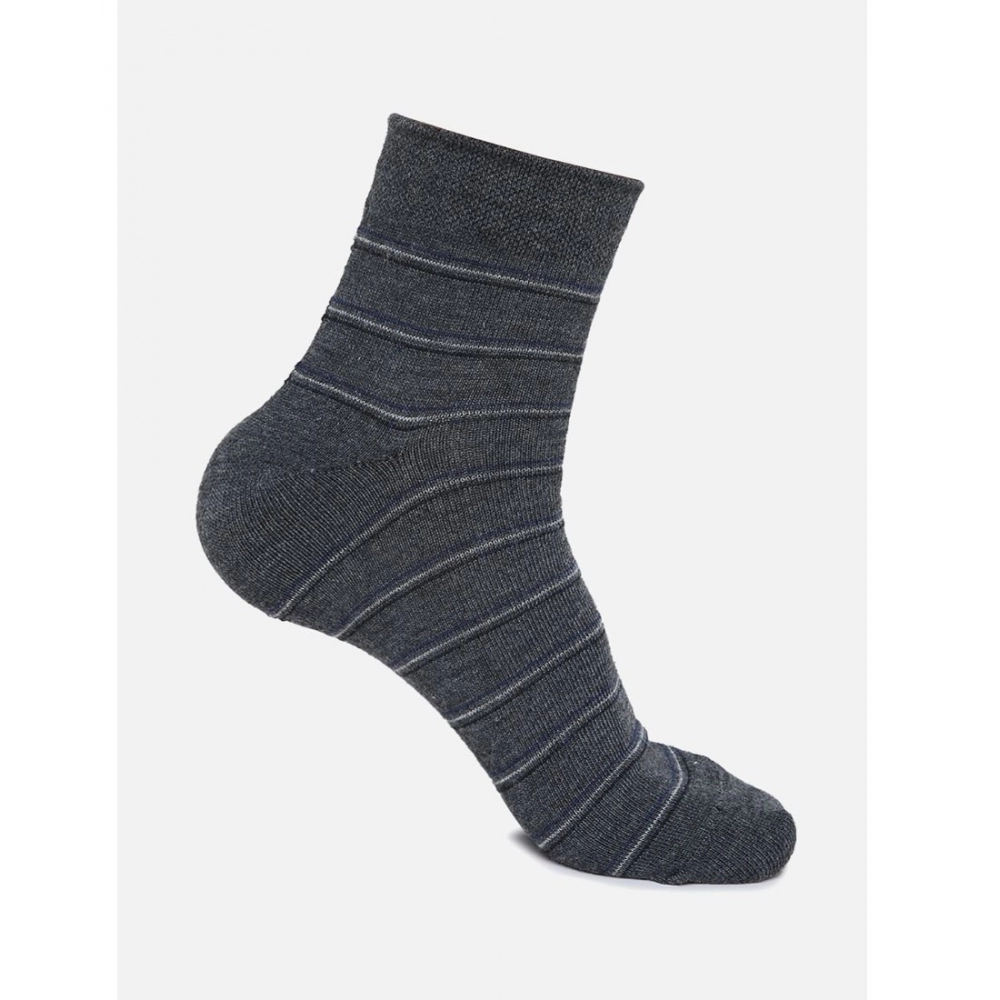 Generic 5 Pairs Men's Casual Cotton Blended Printed Mid-Calf length Socks (Assorted) - Image 4
