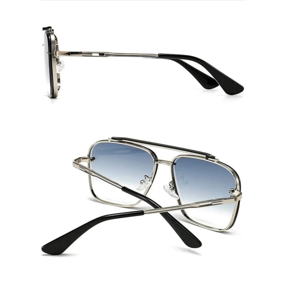 Generic Classic Unisex UV400 Protection Sunglasses (Blue) - Image 4