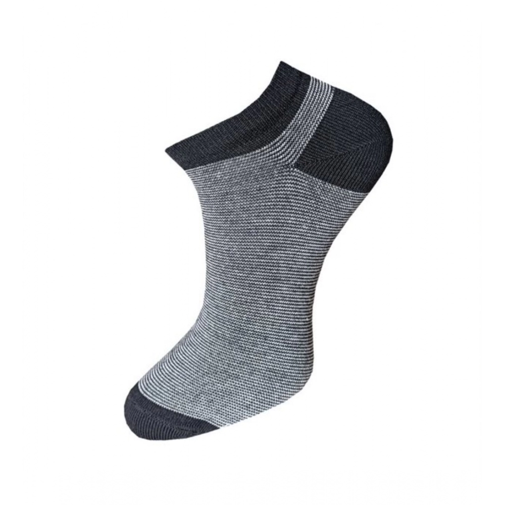 Generic 3_Pair Set Unisex Casual Cotton Striped Ankle Length Socks (Multicolor) - Image 4