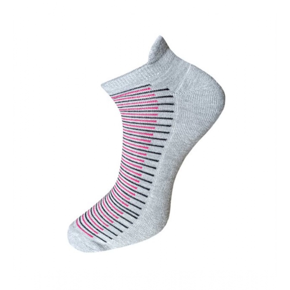 Generic 3_Pair Set Unisex Casual Cotton Striped Ankle Length Socks (Multicolor) - Image 3