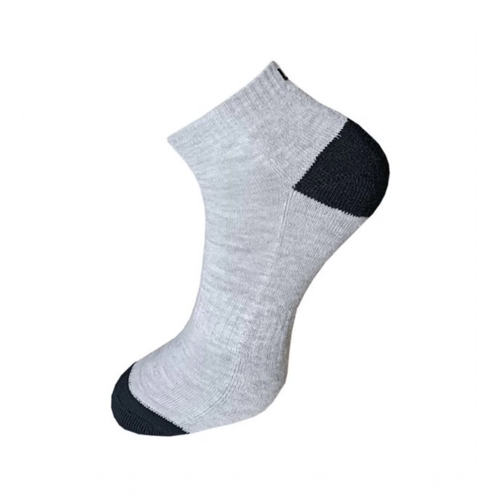 Generic 3_Pair Set Unisex Casual Cotton Solid Ankle Length Socks (Multicolor) - Image 3