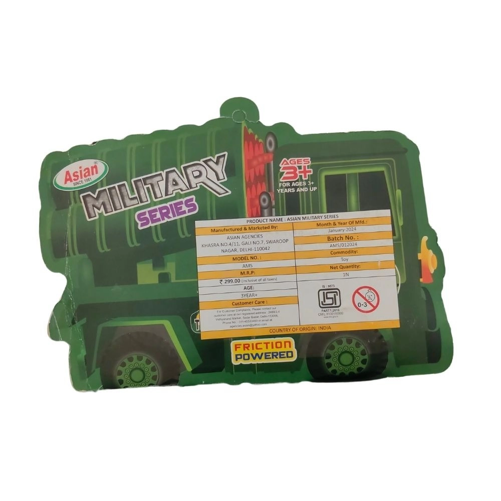 Agni Missile Launcher Military Truck | Plastic | Toys| 1+ Years - Image 2