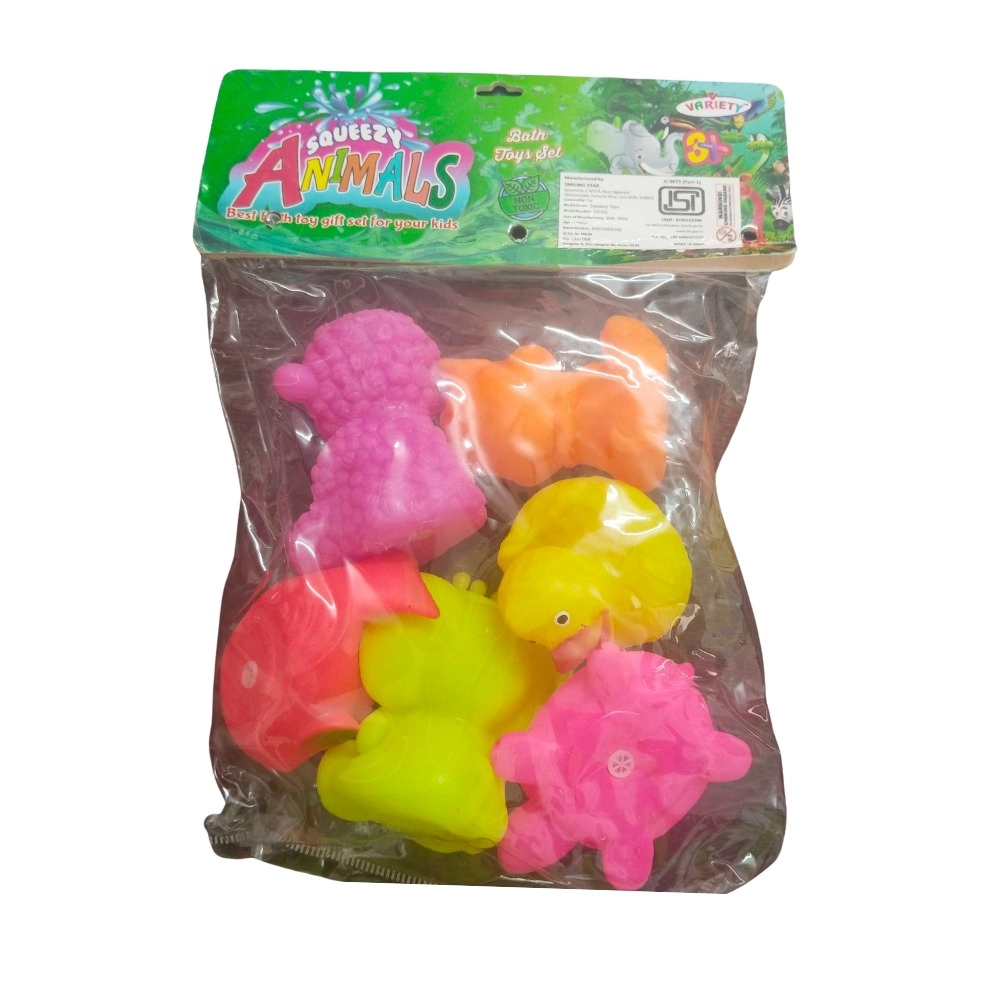 Domestic Mixed Animal Chu Chu Toys | Rubber | Toys| 6+ Months - Image 3