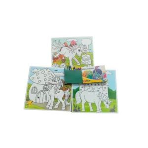 Fun With Color Coloring Board-Unicorn | Cardboard | Educational Toys| 3+ Years