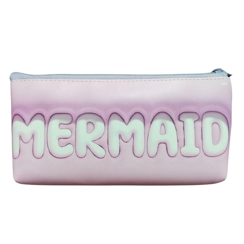 Mermaid Pencil Pouch | Canvas | Stationery | 3+ Years - Image 2
