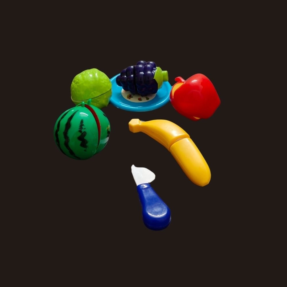 5_Pcs Set Cutting Fruits | Plastic | Toys| 1+ Years - Image 2