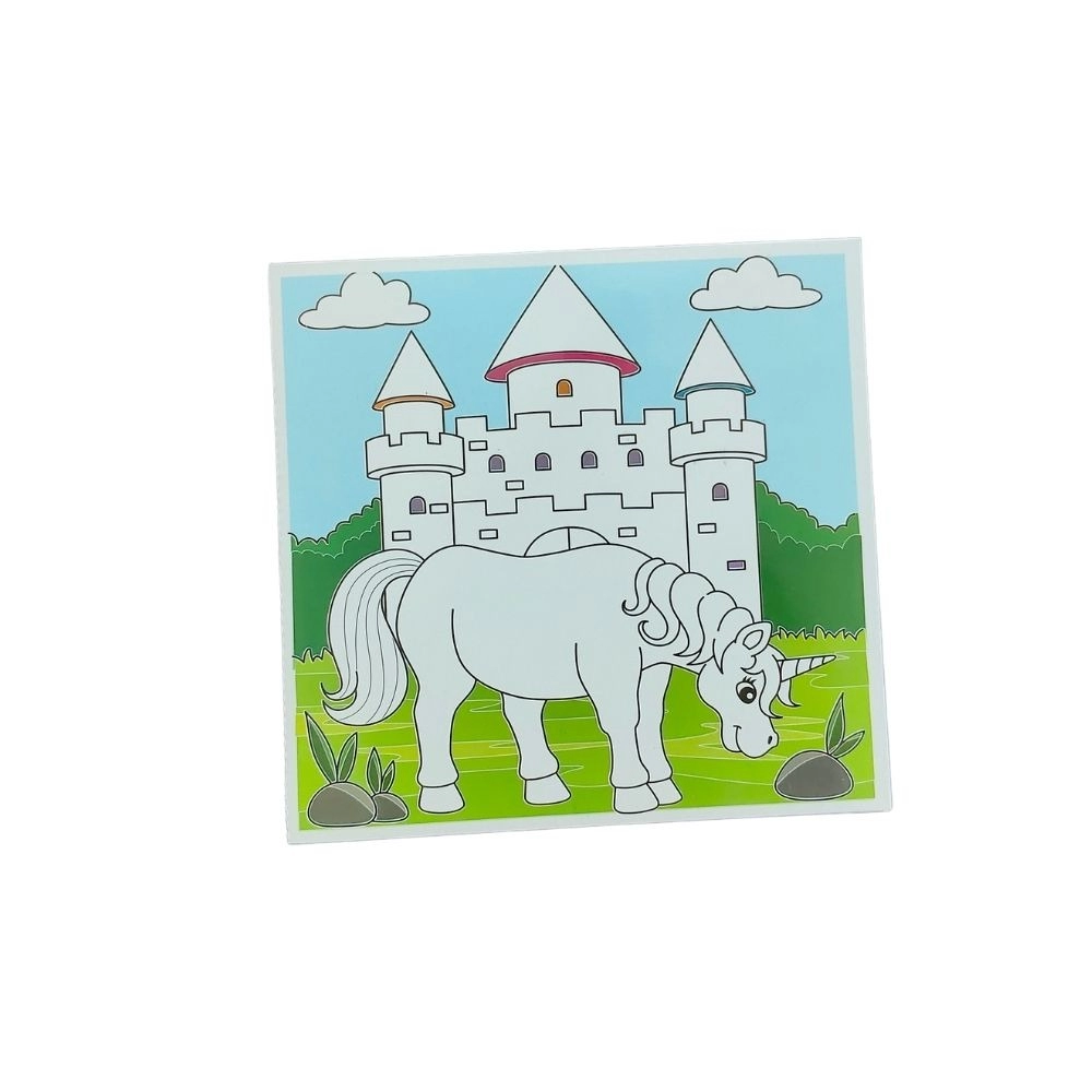 Fun With Color Coloring Board-Unicorn | Cardboard | Educational Toys| 3+ Years - Image 2