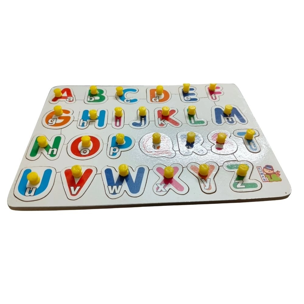 Alphapet With small letter Wooden Puzzle | Wooden | Educational Toys| 3+ Years - Image 2