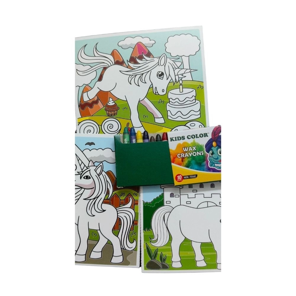 Fun With Color Coloring Board-Unicorn | Cardboard | Educational Toys| 3+ Years - Image 3
