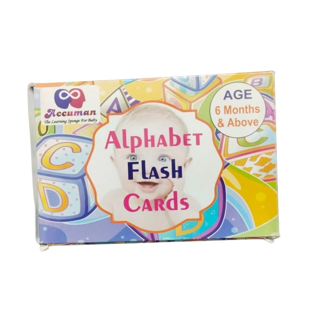 Alphapet Flash cards | Cardboard | Educational Toys| 2+ Years