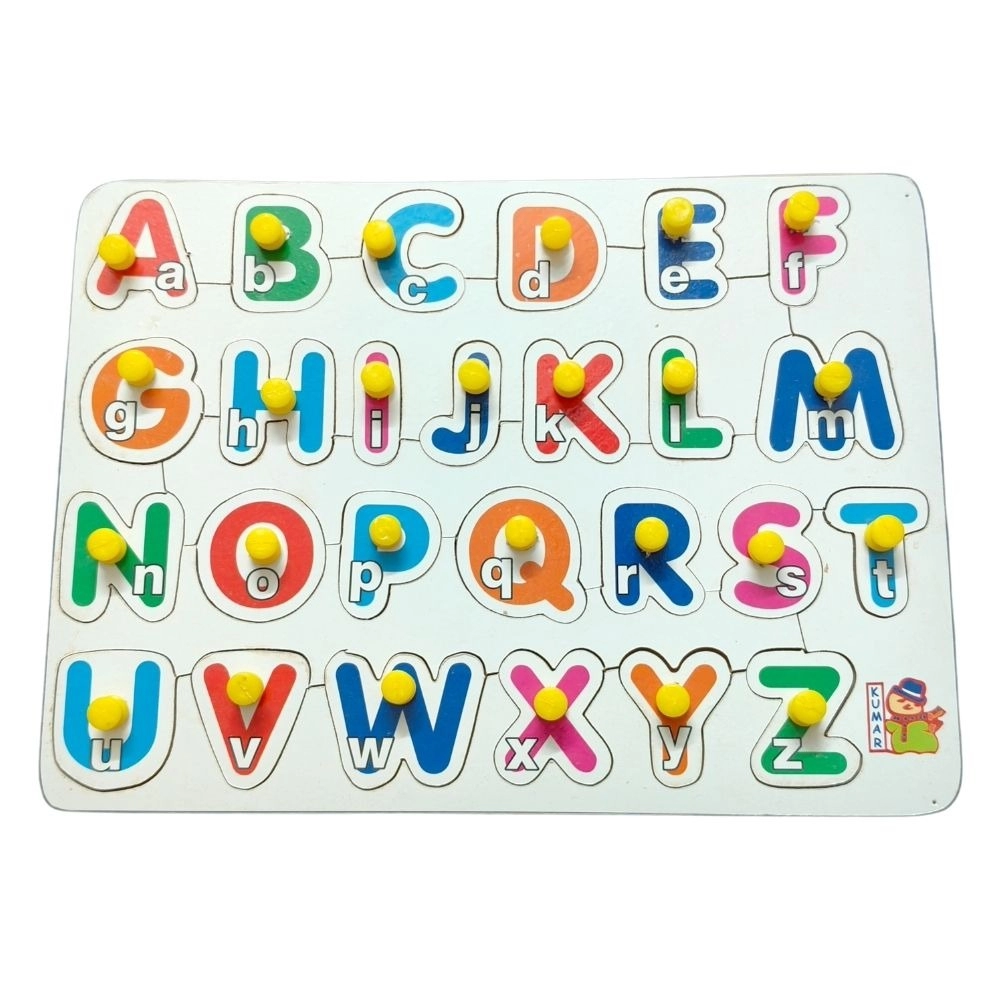 Alphapet With small letter Wooden Puzzle | Wooden | Educational Toys| 3+ Years
