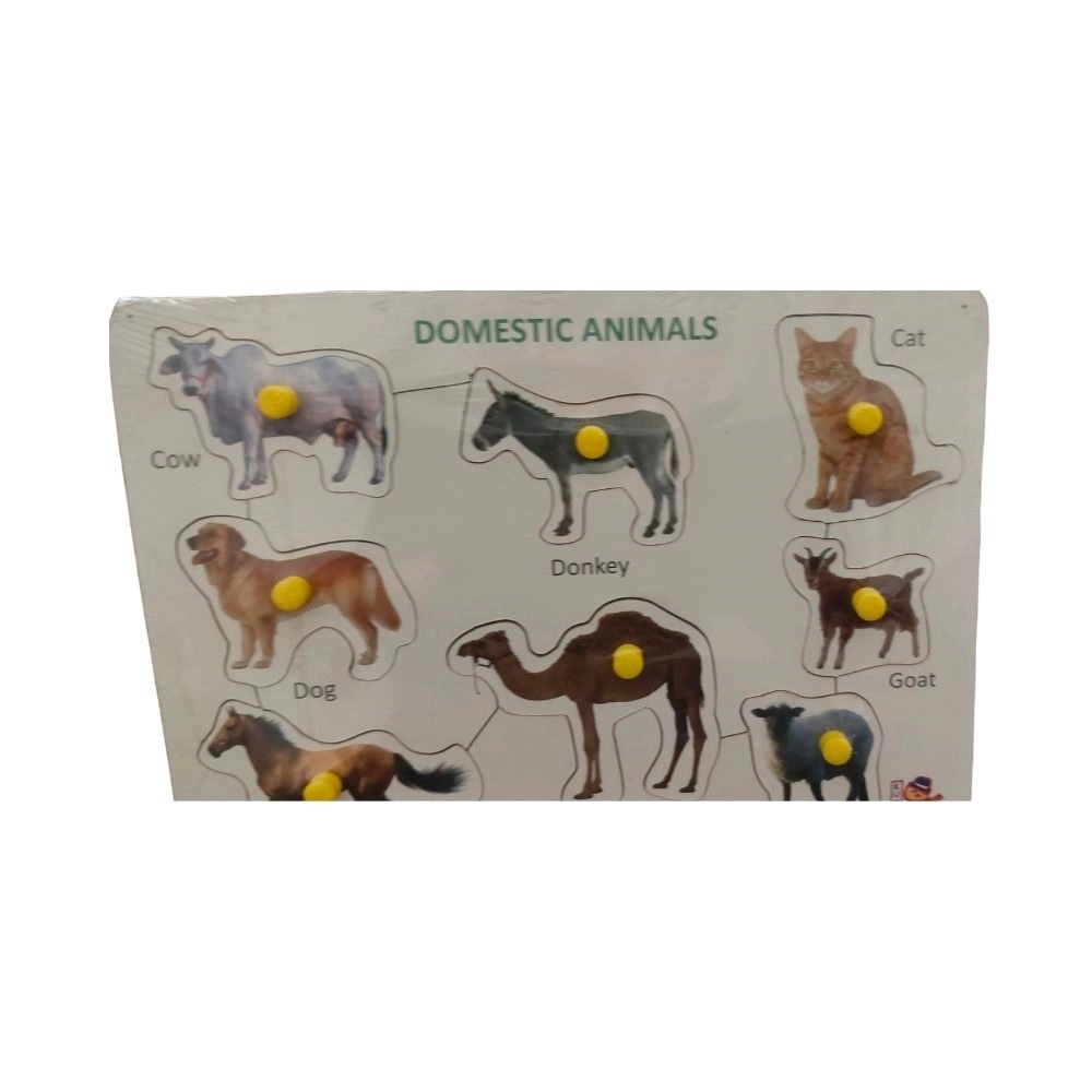 Domestic Animal Wooden Puzzle | Wooden | Educational Toys| 3+ Years - Image 3
