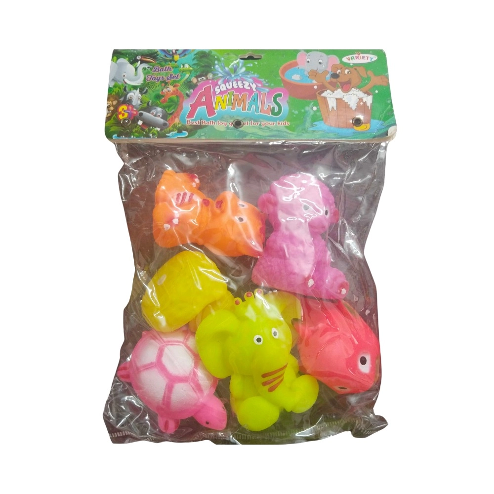 Domestic Mixed Animal Chu Chu Toys | Rubber | Toys| 6+ Months - Image 2