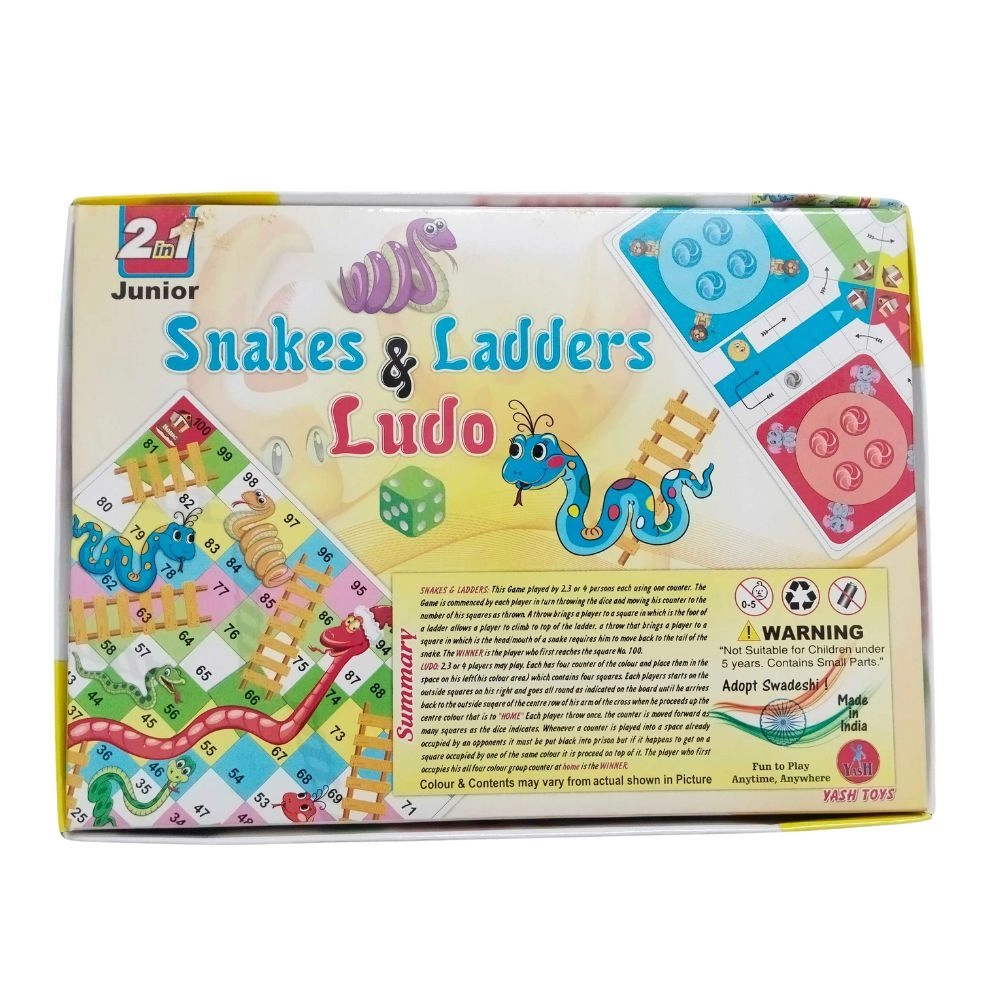 Snakes& Ladders | Cardboard | Educational Toys - Image 2