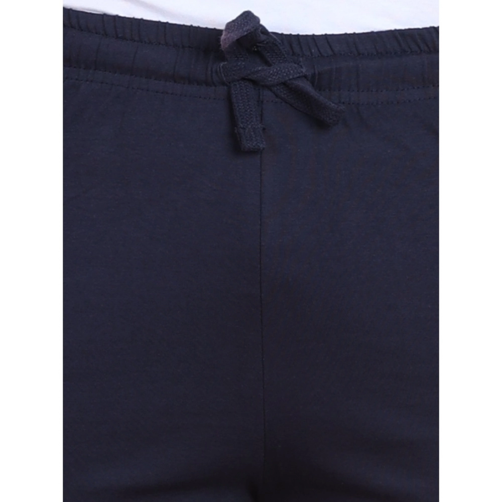 Generic Men's Casual Cotton Striped Above knee Shorts (Navy) - Image 6