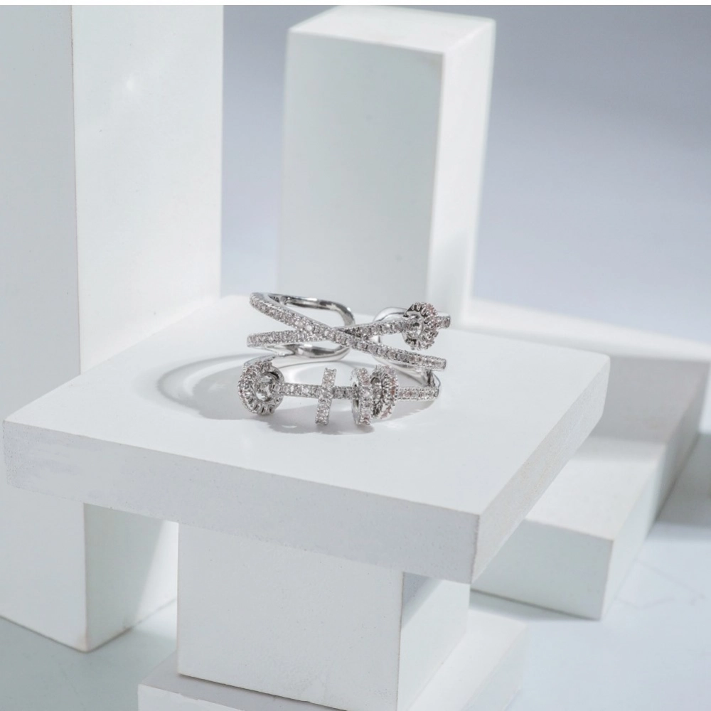 Generic Stainless Steel Silver High-quality Freesize Ring (Silver Plated) - Image 2