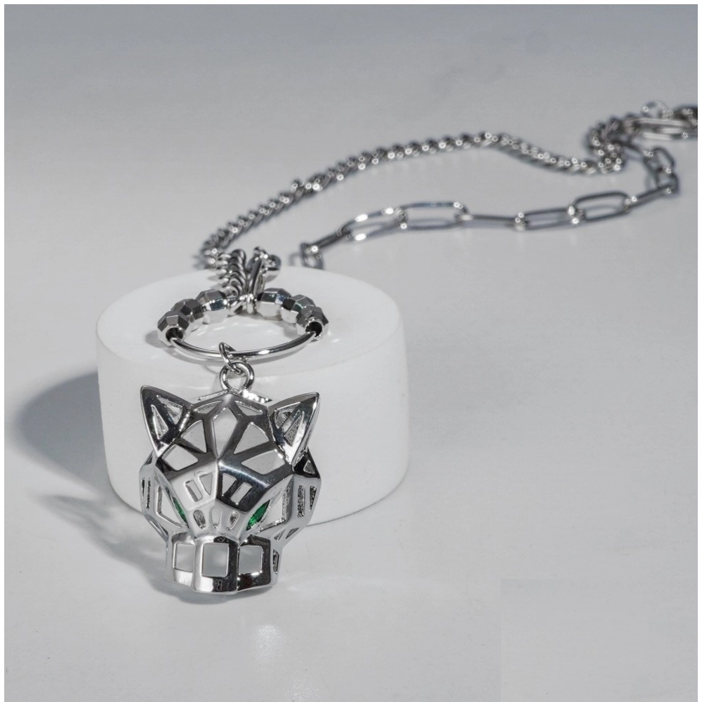 Generic Women's Stainless Steel Imported Gen-z Pendent Chain (Silver Plated) - Image 3