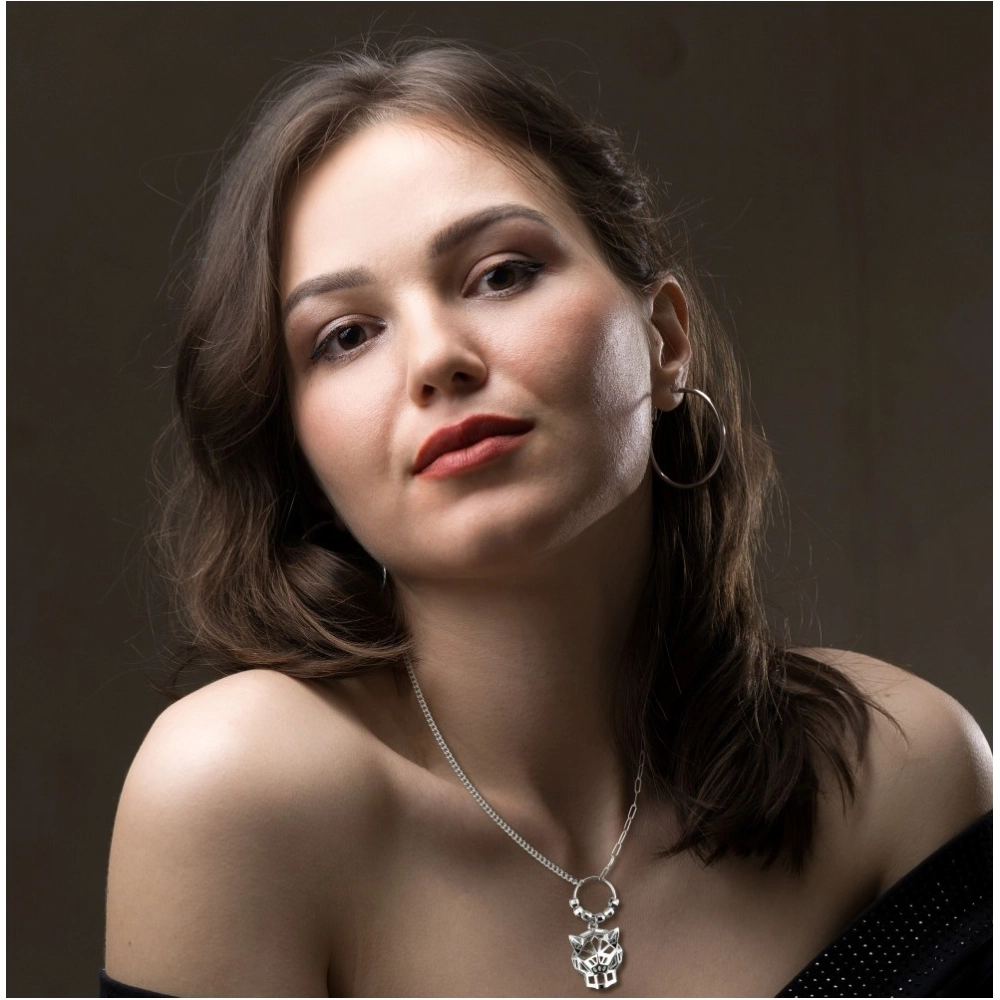 Generic Women's Stainless Steel Imported Gen-z Pendent Chain (Silver Plated) - Image 2